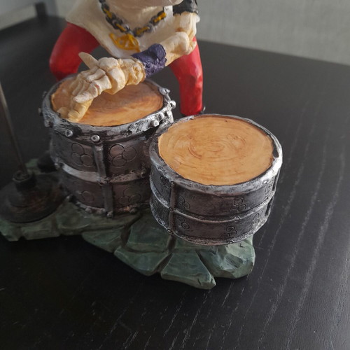 Drummer skeleton new, height 21cm