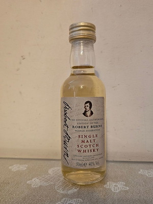 Arran Single Malt whisky miniature Robert Burns new