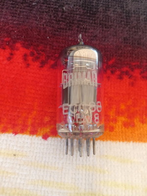 Brimar ECC88 Vacuum Tube like new, double triode
