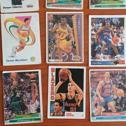 NBA Fleer and Topps collectible cards used, pack of 20