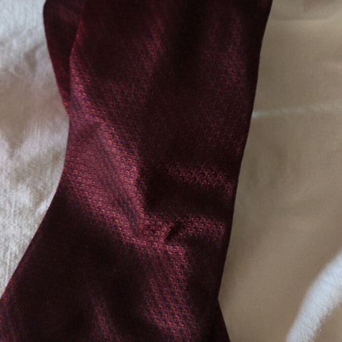 Roccobarocco Silk Tie like new, made in Italy, burgundy