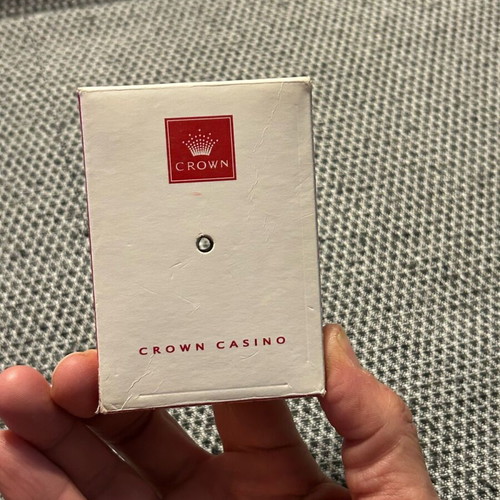 Crown Casino collectible playing cards from Australia new