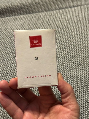 Crown Casino collectible playing cards from Australia new