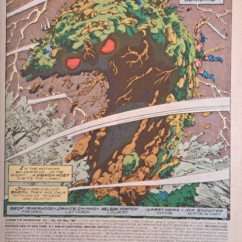 Conan the Barbarian #194 Marvel Comics used, English