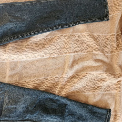 H&M denim overalls used, blue, size XS 34
