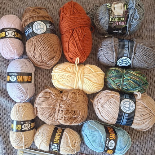 Yarn and Crochet Hooks like new