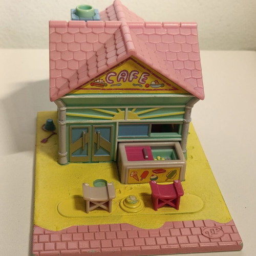 Polly Pocket Bluebird 1993 Beach Cafe house used