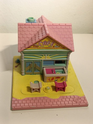 Polly Pocket Bluebird 1993 Beach Cafe house used