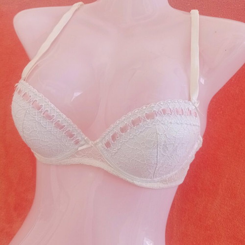 Ellos bras new, No 70B, white and black, pack of 2