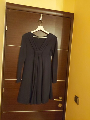 Dress with lining like new, size M, blue