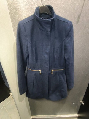 Vero Moda navy blue coat xsmall like new
