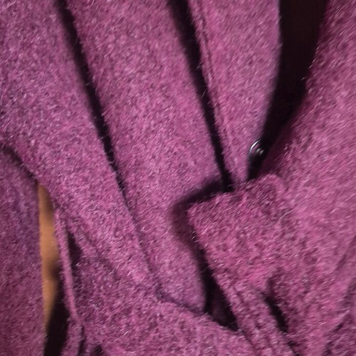 Bordeaux coat one size like new, unworn