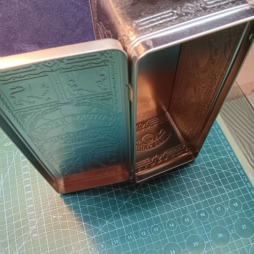 Collectible metal box for Chivas Regal whisky bottle like new