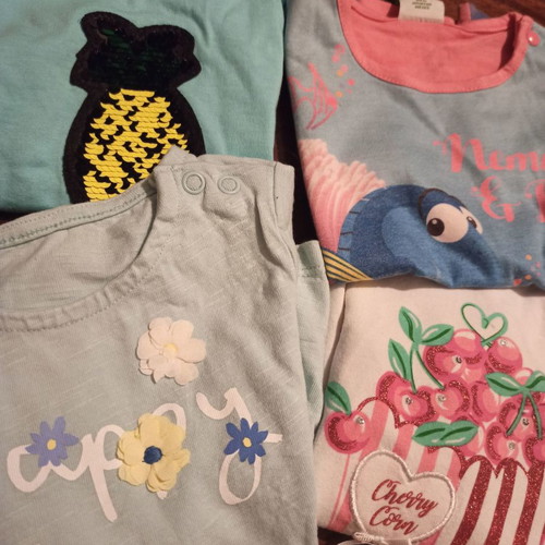 Baby blouses like new, set of 4, 3-6 months