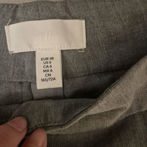H&M Office Pants Gray Size M Like New