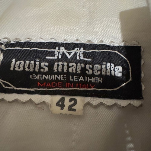Leather jacket short Italy like new, white