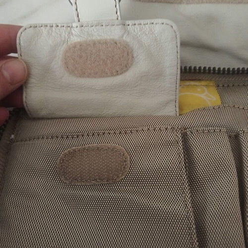 Mandarina Duck travel organizer used, beige, 25x18 cm