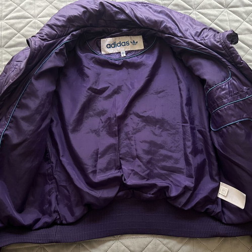 Adidas purple winter jacket size 36 like new