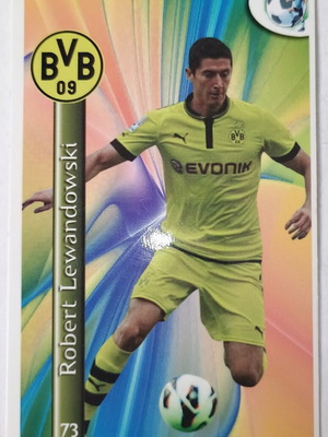 Robert Lewandowski Borussia Dortmund Champions League 2012-2013 collectible card