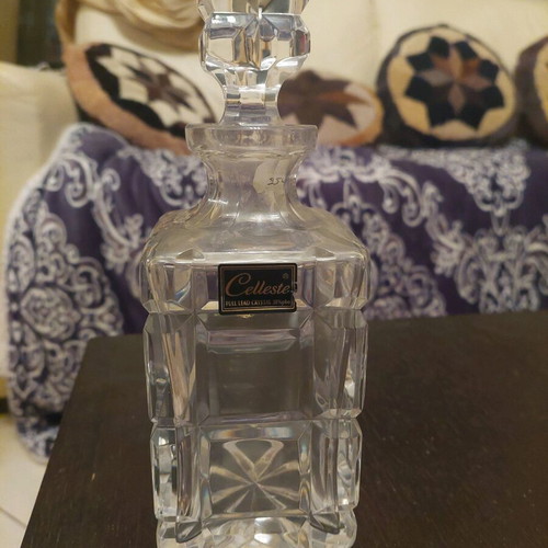 Celeste crystal carafe new