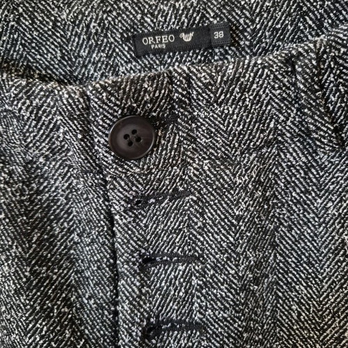 Bouclé pants gray like new, size M 38 10 A-Style