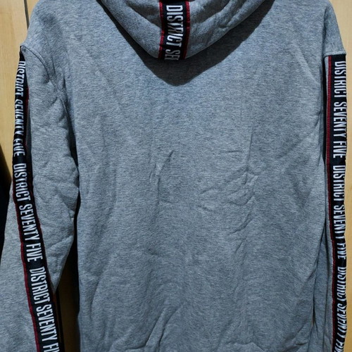 District women's sweatshirt jacket used, gray, size L oversize