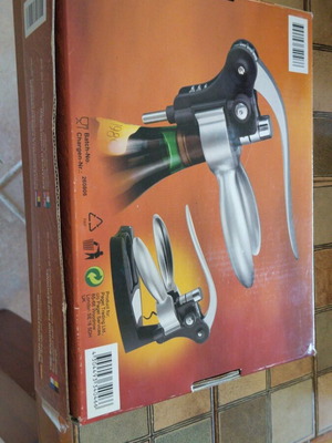 professional tabletop corkscrew (wine opener) with lever