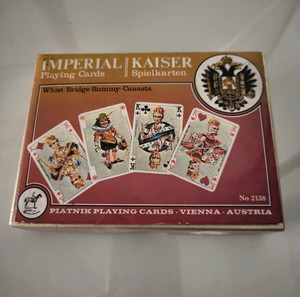 Τραπουλόχαρτα Piatnik Kaiser 1976 vintage