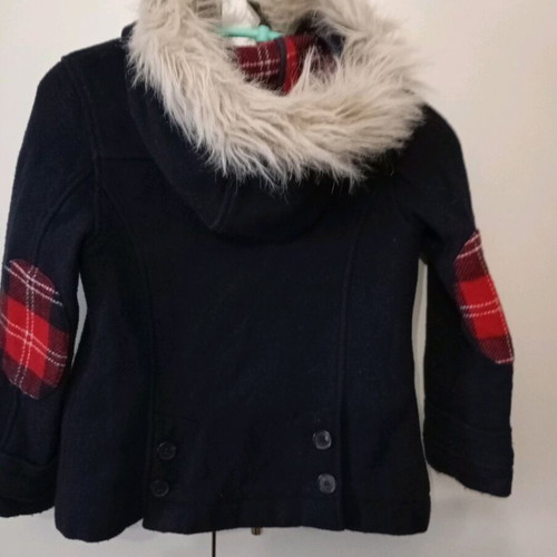 Boys' jacket like new, size 128 cm, blue Oreo color