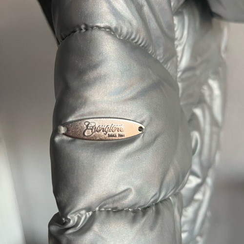 Energiers puffer jacket for 4-year-old girl, silver like new