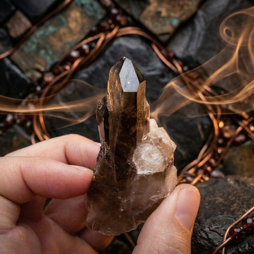 Smoky quartz natural raw crystal from Madagascar new 81.3 g