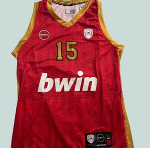 Συλλεκτική Ολυμπιακός BC | Printezis #15 Limited Edition 2015 (GSA)  Επετειακή Υπογεγραμμένη φανέλα