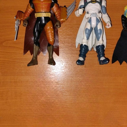 Batman figures set of 4 used, comic and movie versions