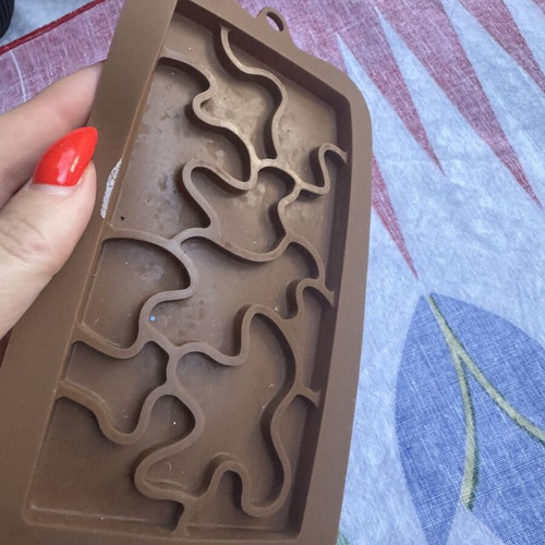 Silicone molds for candles like new, set of 7 chocolate designs