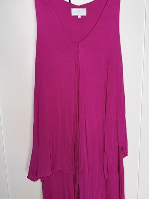 Adam Lippes summer dress used, pink fuchsia medium wide fit