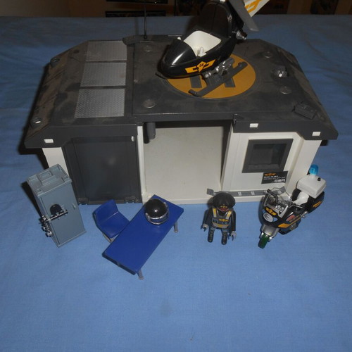Playmobil 70338 CIT Action Tactical Unit Headquarters used