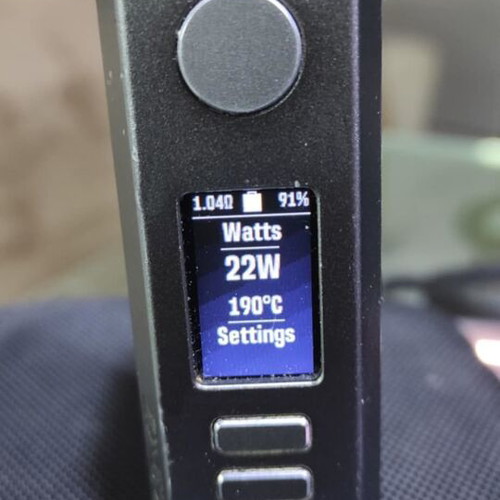Essent DNA75c Box Mod by ZQ Vapor used, gunmetal