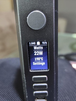 Essent DNA75c Box Mod by ZQ Vapor used, gunmetal