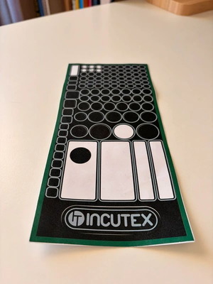 Light reduction stickers for LED devices by INCUTEX