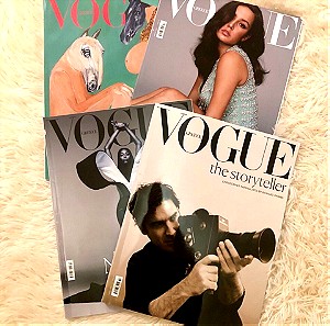 Vogue περιοδικα 4 τελευταια τευχη