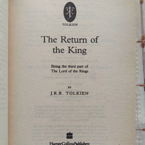 The Lord Of The Rings trilogy used, hardcover