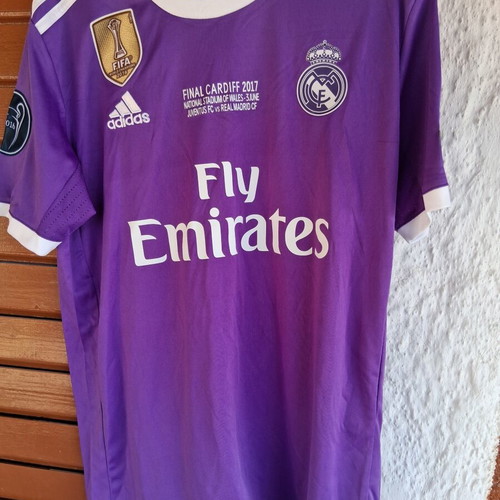 Real Madrid Cristiano Ronaldo Away Jersey Champions League Final 2017 Medium like new