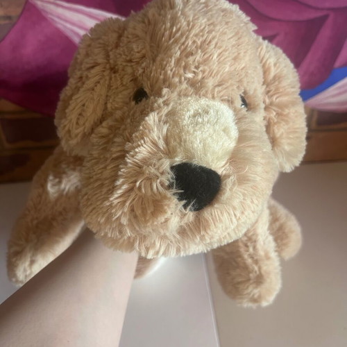 Big Floppy Plush Puppy dog like new, beige