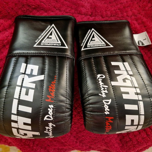 Fighters box gloves and mouthguard new