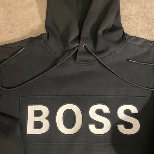Φούτερ Boss ανδρικό μαύρο small σαν καινούργιο