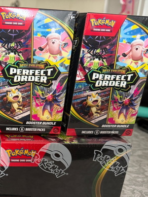 Pokemon TCG Perfect Order комплект с кутия и пакети нови