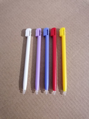 5 replacement stylus pens for Nintendo DS Lite in 5 colors