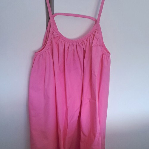 Summer dress United Colors of Benetton like new, size 8-9 years, 140 cm, pink