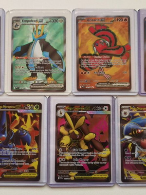 Pokemon Phantasmal Flames Ultra Rare EX card lot