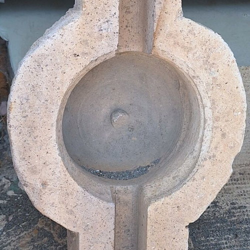 Handmade stone trough used